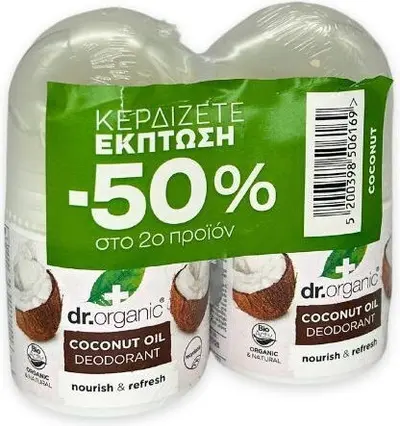 Дезодорант с кокосовым маслом Dr Organic