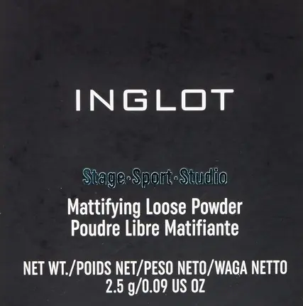 Inglot матирующая рассыпчатая пудра