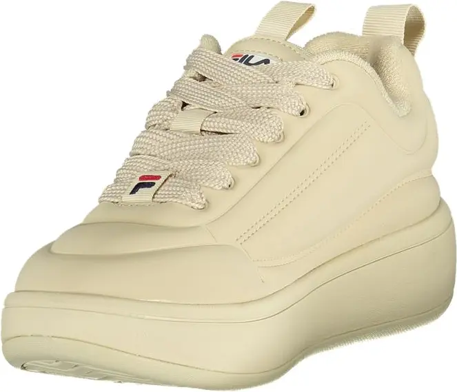 Бежевые спортивные кроссовки Fila из полиэстера