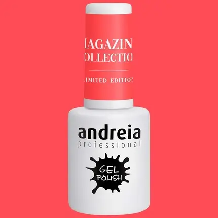 Andreia Semi-Permanent Nail Gel Polish Magazine Collection MZ3 Neon Coral