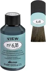 Стойкая полуперманентная краска Davines No 6,18 с высоким блеском
