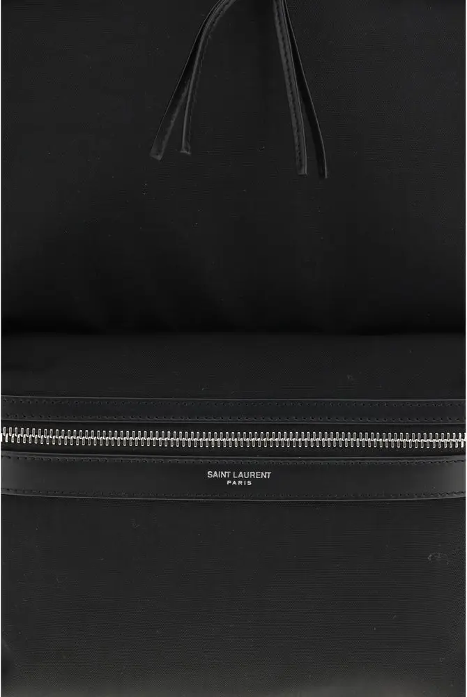 Black Fabric Backpack Saint Laurent