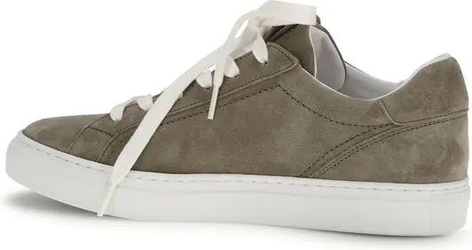 Gray Calf Leather Bos Taurus Sneakers
