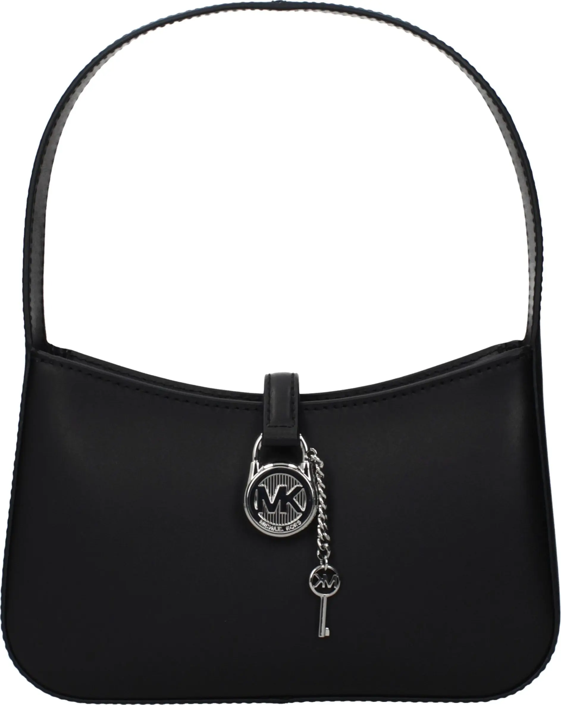 Черная кожаная сумка Michael Kors