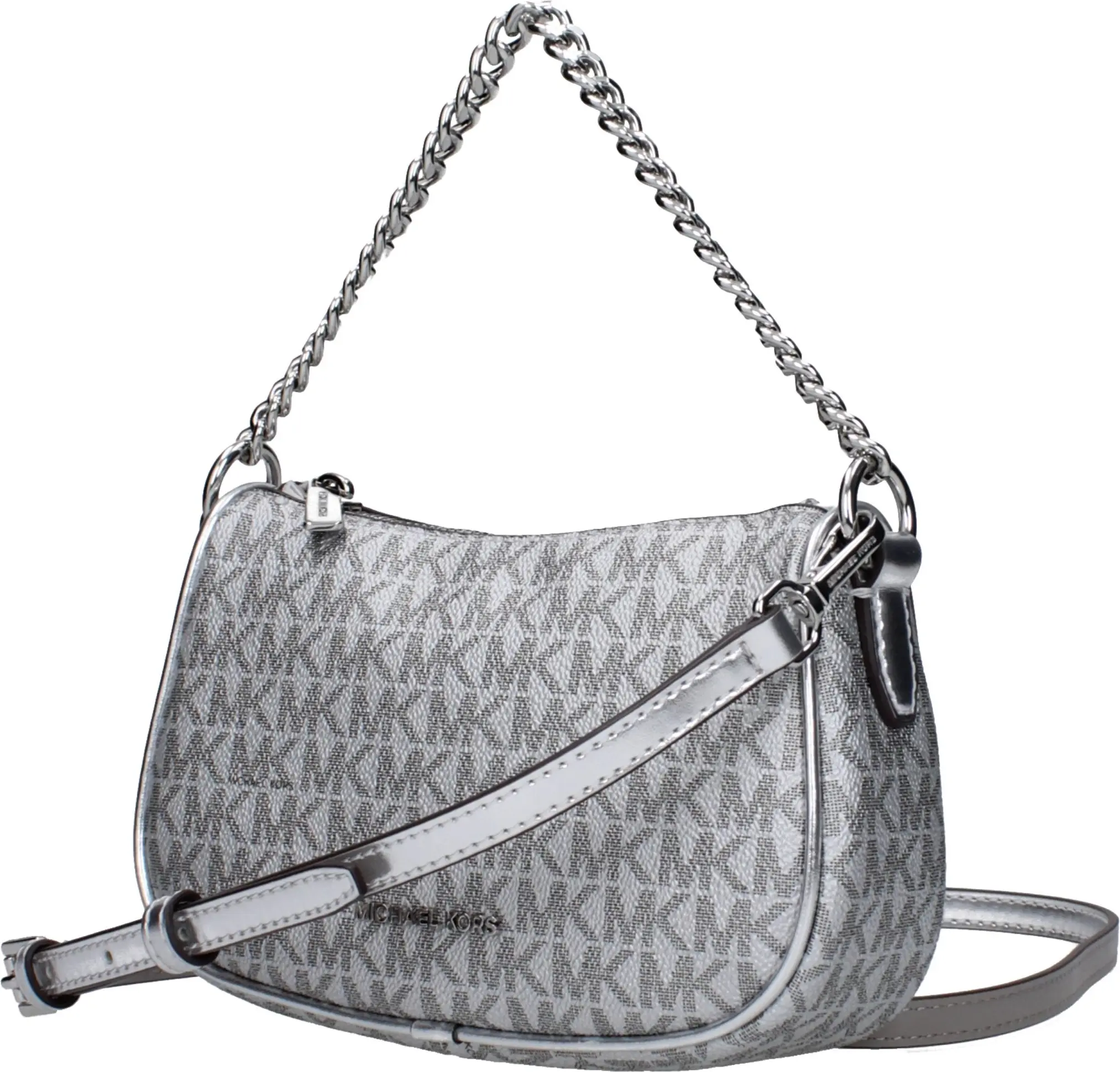 Серая тканевая сумка Michael Kors