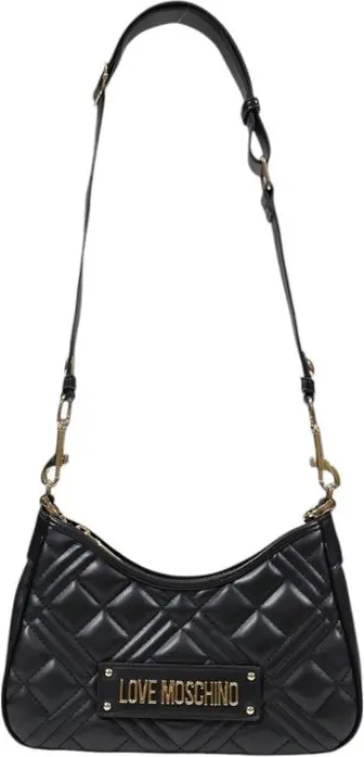 Черная полиэтиленовая сумка LOVE MOSCHINO