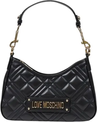 Черная полиэтиленовая сумка LOVE MOSCHINO