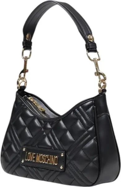 Черная полиэтиленовая сумка LOVE MOSCHINO