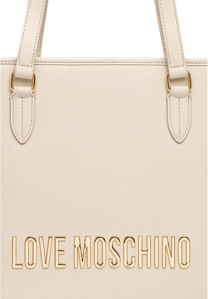 Сумка LOVE MOSCHINO Бежевая Полиэтилен