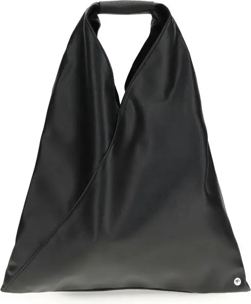 Black Polyethylene Handbag MM6