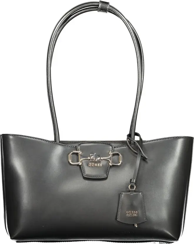 Черная женская сумка Guess Shoes из полиуретана