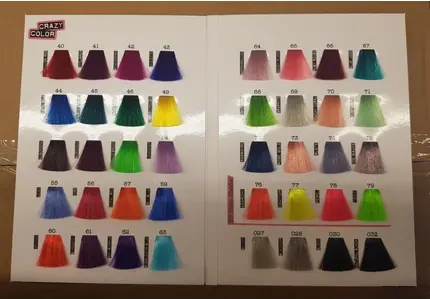 Crazy Color Палитра оттенков