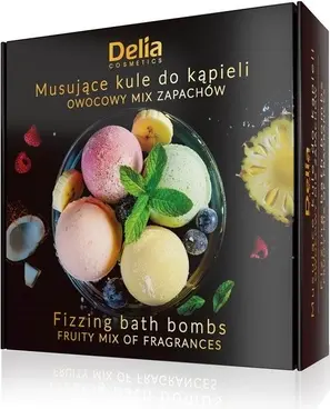 Effervescent Bath Balls Delia Cosmetics