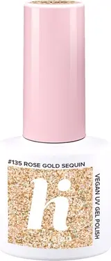 Лак для ногтей Hi Hybrid Rose Gold Sequin