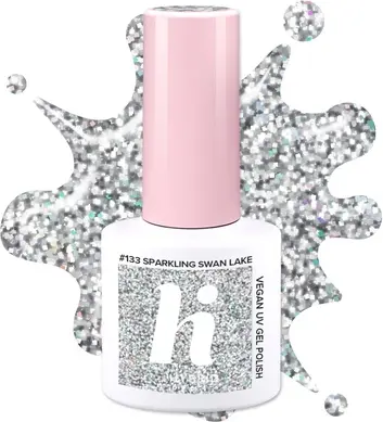 Лак для ногтей Hi Hybrid Sparkling Swan Lake № 133