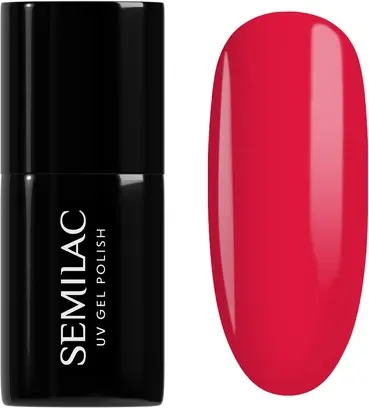 Nail Polish Semilac Sweet Strawberry Red Obsession