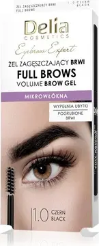 Brow Thickening Gel Full Brow 10 Black Delia Cosmetics