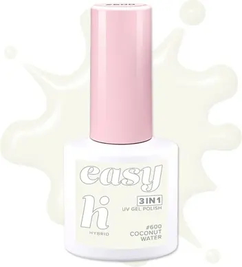 Лак для ногтей Hi Hybrid Hi Hybrid Easy 3 In 1 Hybrid Nail Polish № 600 Coconut Water