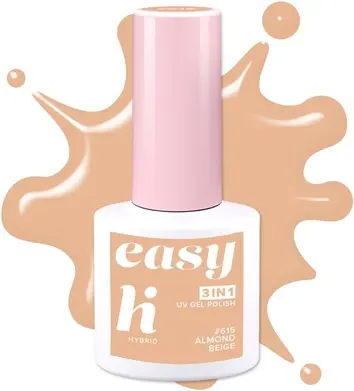 Лак для ногтей Hi Hybrid Easy 3 в 1 Гибридный Лак для Ногтей