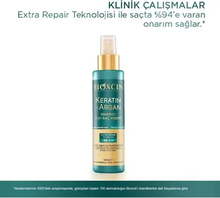 Крем для ухода за волосами Bioxcin Keratin & Argan Repair