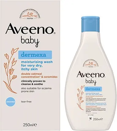Увлажняющий очищающий гель Aveeno Dermexa