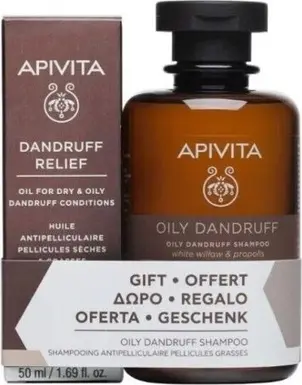 Масло Apivita против сухости и перхоти
