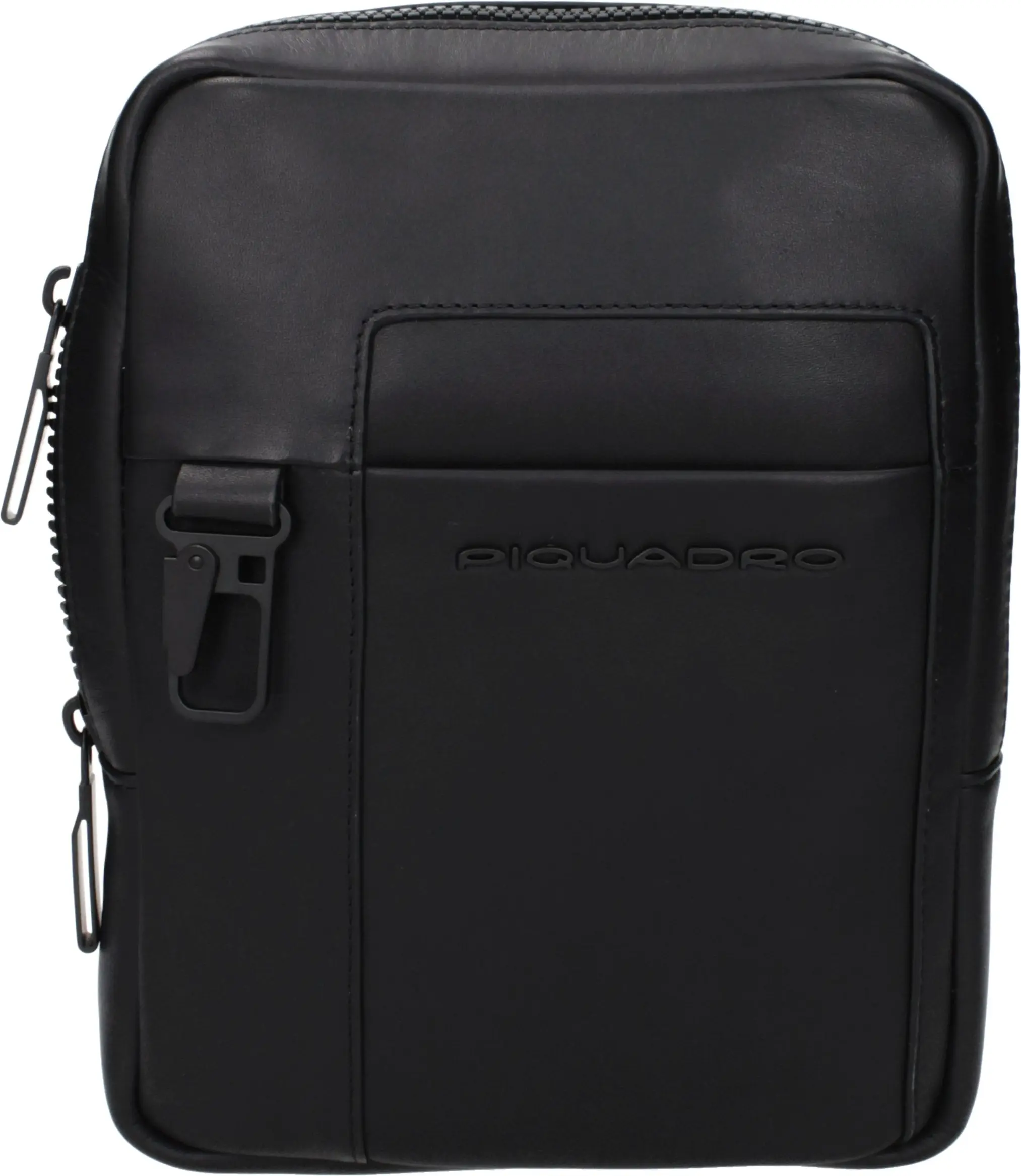 Сумка Piquadro через плечо из черной кожи