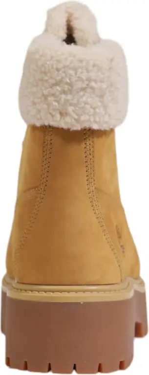 Ботинки Timberland Бежевые из переработанной кожи на шнуровке