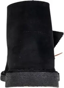 Ботинки Clarks Черная замша кожа шнуровка