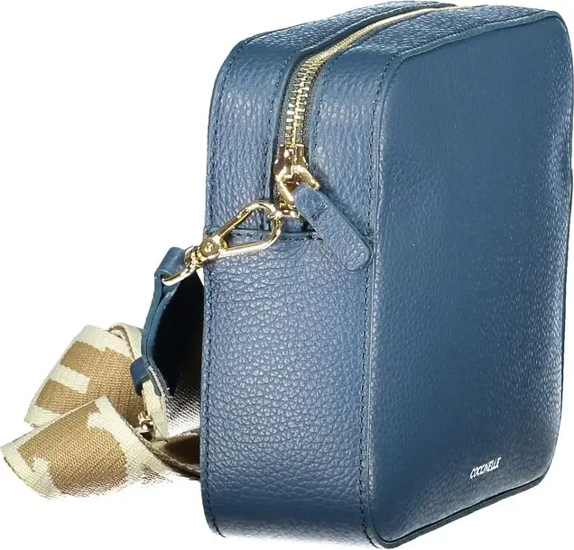 Handbag Coccinelle Blu Leather