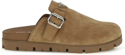 Mules Prada Beige Calf Leather Bos Taurus Mules