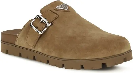 Mules Prada Beige Calf Leather Bos Taurus Mules