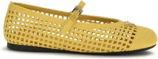 Flats Prada Bicolor Cotton Ballet Flats