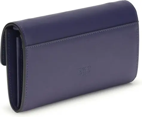 Кошелек Pinko Blue Calf Leather Bos Taurus