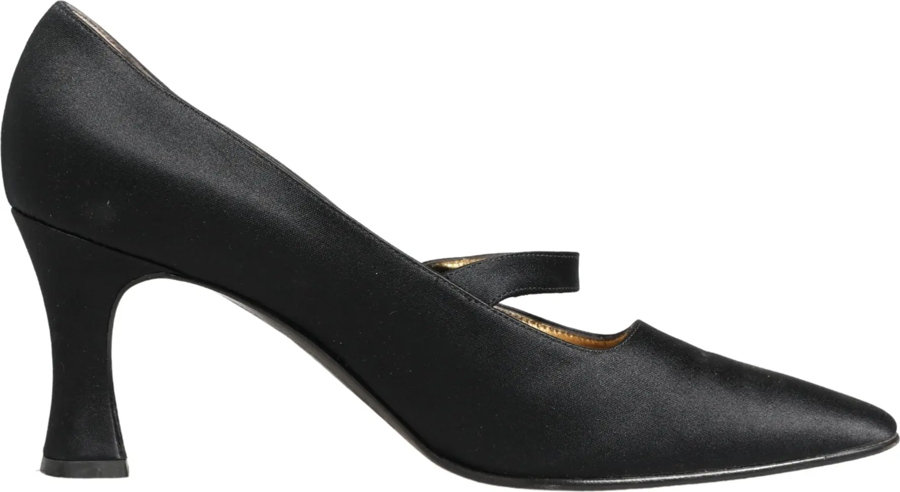 Туфли Black Satin Mary Jane Pumps Dolce & Gabbana