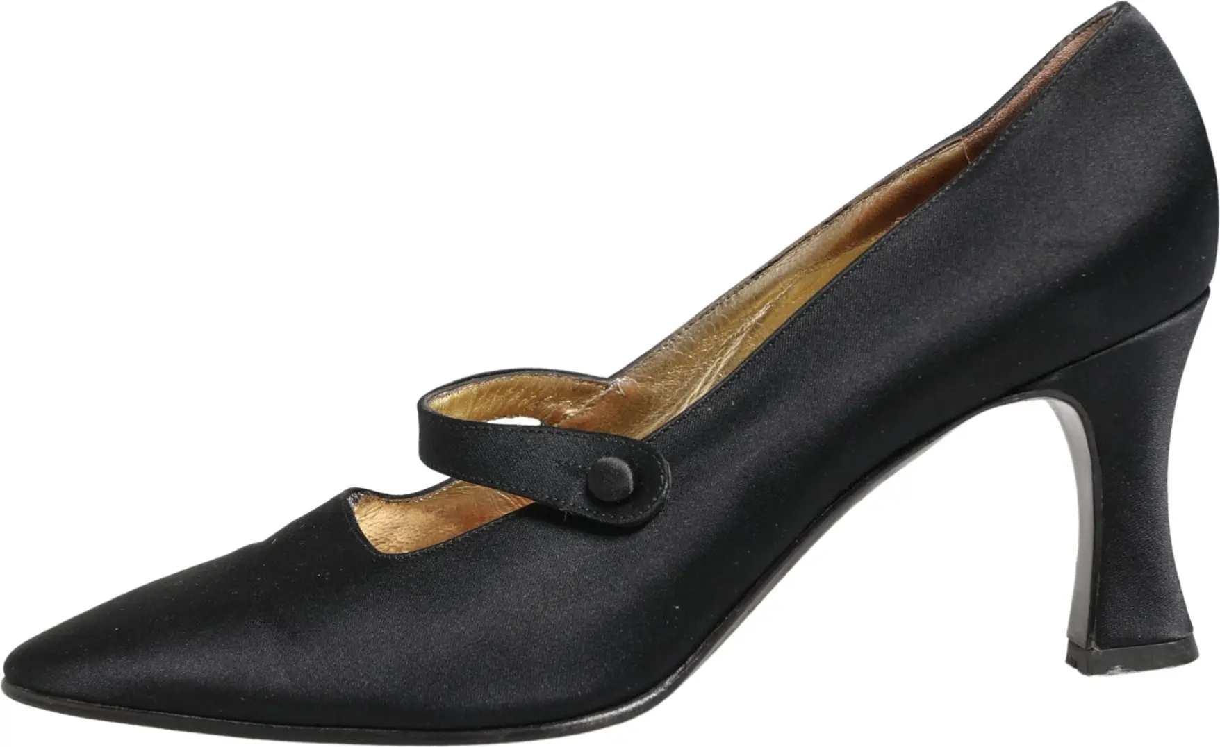 Туфли Black Satin Mary Jane Pumps Dolce & Gabbana