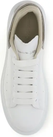 Sneakers Alexander McQueen White Calf Leather Bos Taurus Chunky