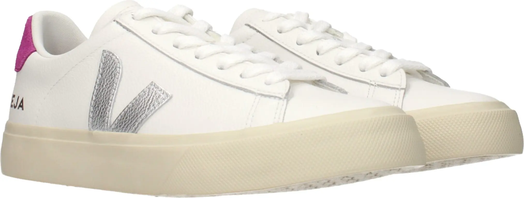 Кроссовки Veja из белой кожи (низкие)