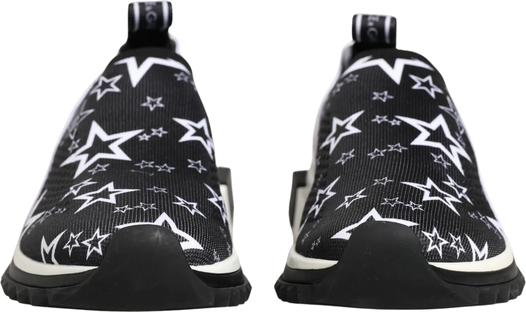 Кроссовки с низким верхом Dolce & Gabbana Black Stars Logo Sorrento