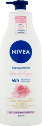 Body Cream Nivea Rose & Argan Oil