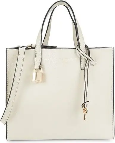 Tote Bag The Marc Jacobs Женская мини-сумка Pebbled Tote - Marshmallow