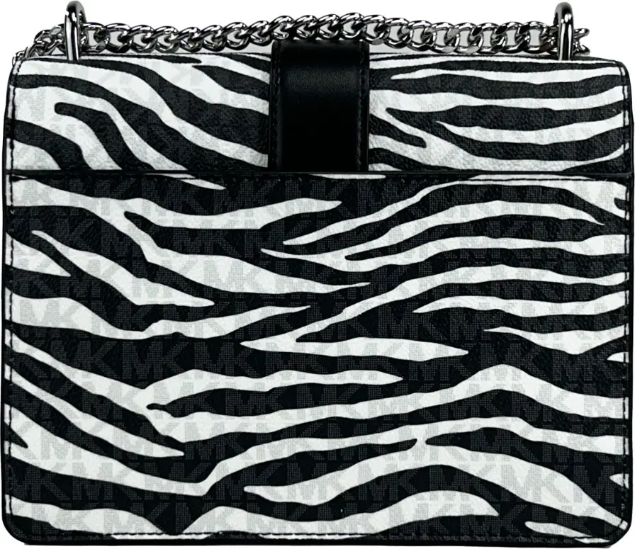 Сумка Michael Kors Greenwich Small Print Logo Chain Bag через плечо