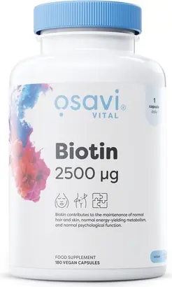 Vegan Capsules Osavi Biotin 2500mcg
