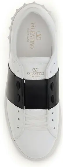 Sneakers Valentino Garavani Black And White Calf Leather