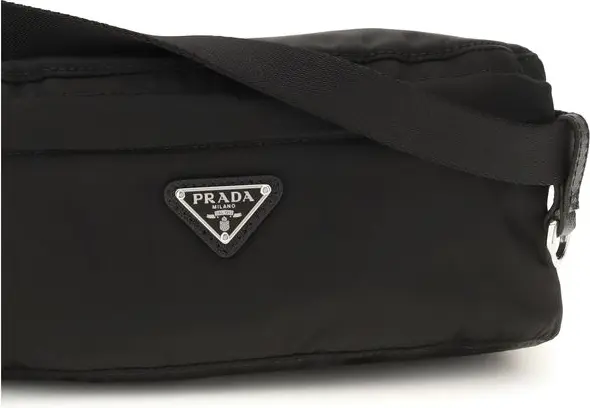 Clutch Bag Prada Black Recycled Polyamide