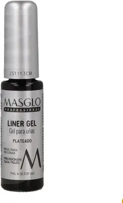 Лак для ногтей Masglo Silver Liner Gel