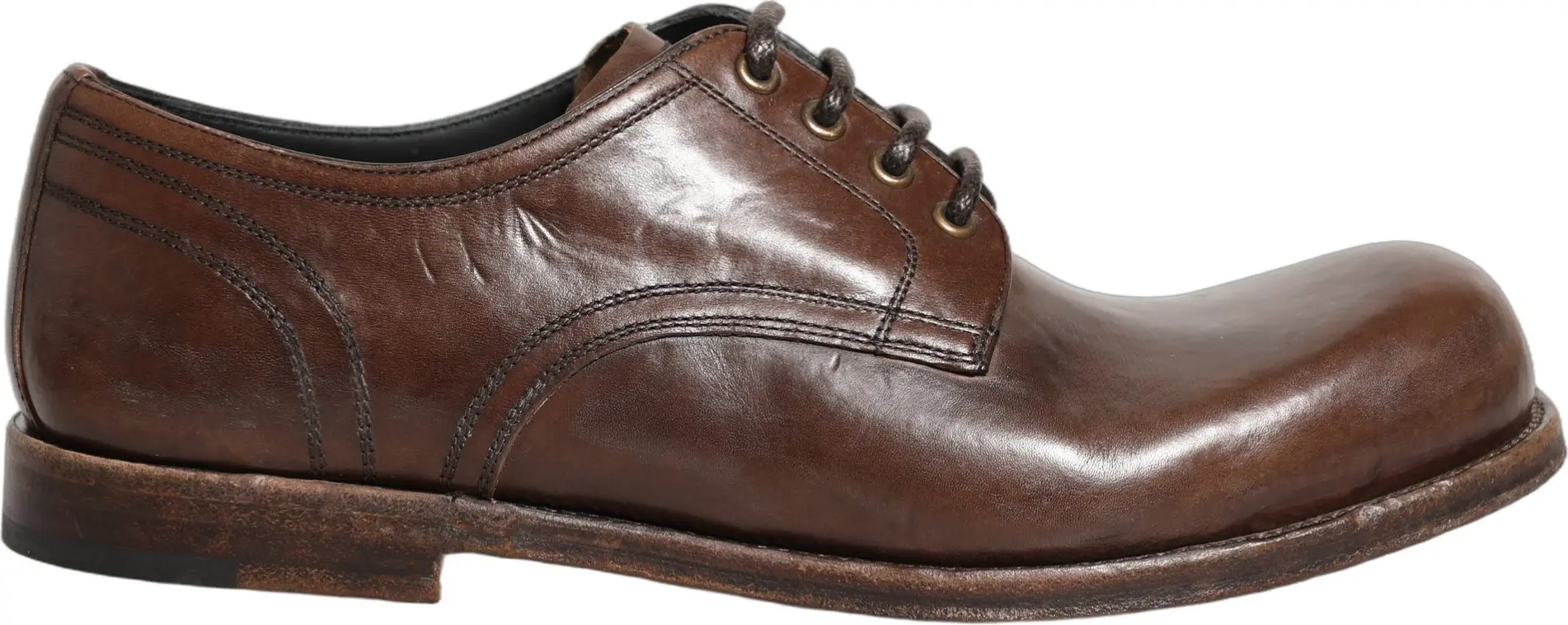 Туфли Derby Dolce & Gabbana из коричневой кожи