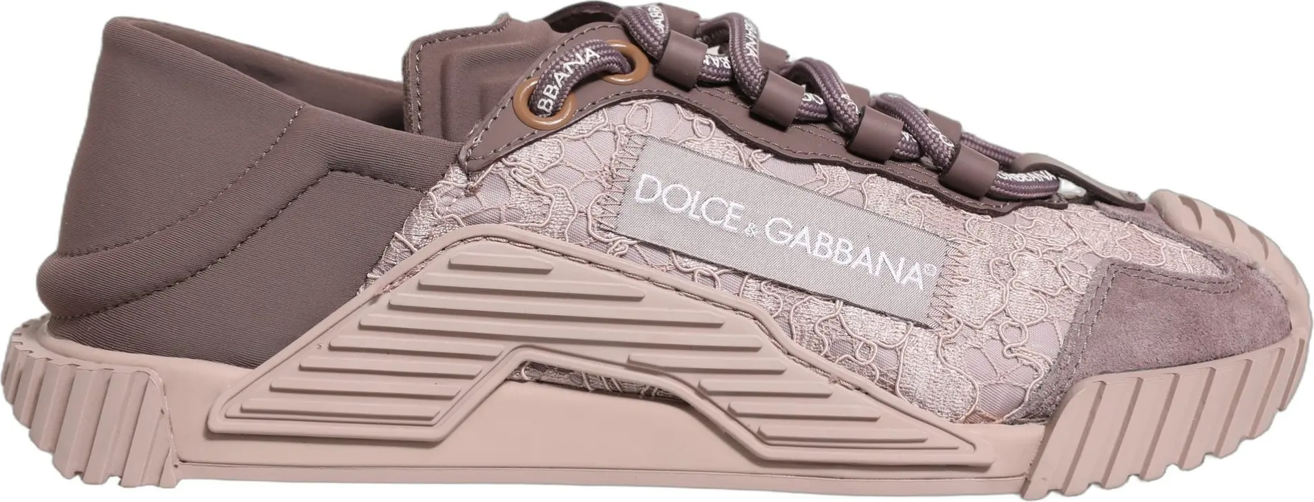Спортивная обувь Dolce & Gabbana Розовые Кружевные Низкие NS1