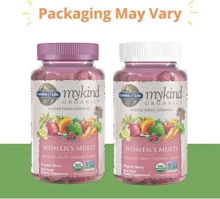 Веганские мармеладные капли Mykind Women's Multi от Garden Of Life