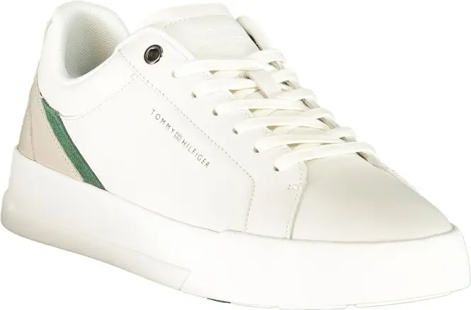Белые спортивные кроссовки Tommy Hilfiger из полиэстера